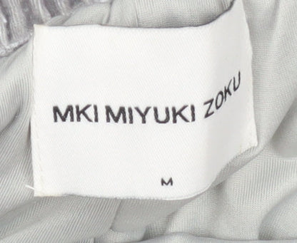 Womens UK Size M MKI MIYUKI ZOKU Regular Fit Jogger Grey Trousers