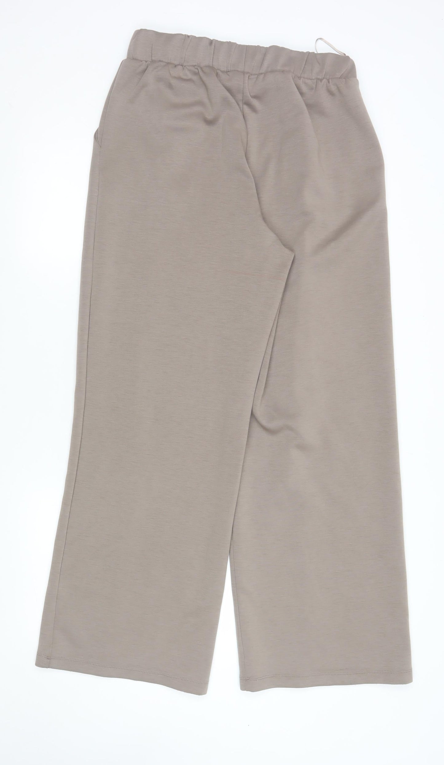 Womens UK Size M Dunnes Stores Regular Fit Cropped Beige Trousers