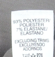 Womens UK Size M Dunnes Stores Regular Fit Cropped Beige Trousers