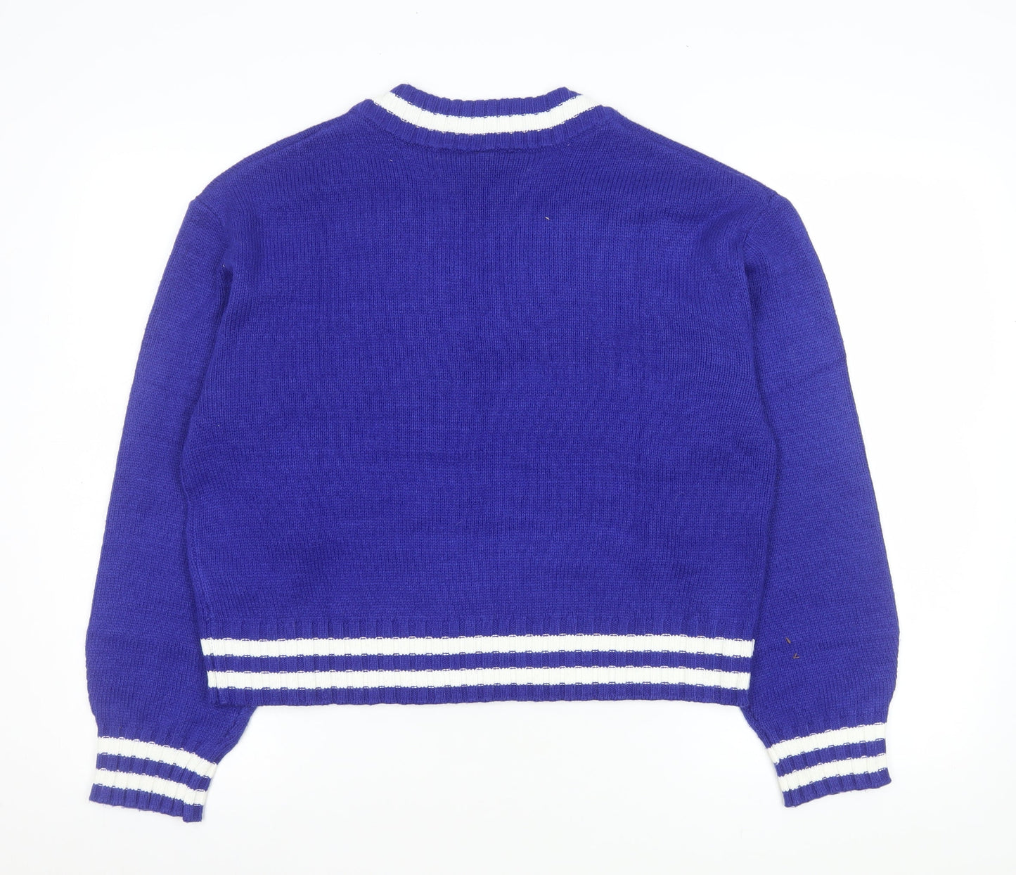 Womens UK Size S H&M Blue Pullover Jumper