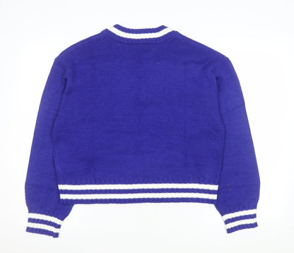 Womens UK Size S H&M Blue Pullover Jumper