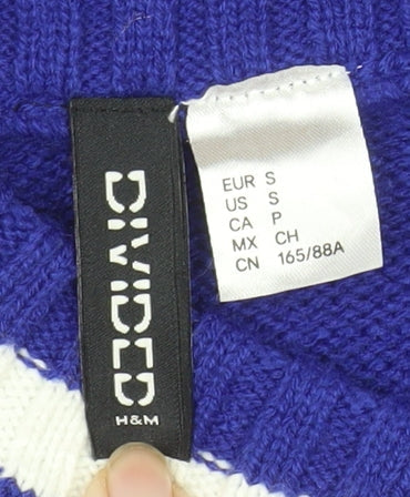 Womens UK Size S H&M Blue Pullover Jumper