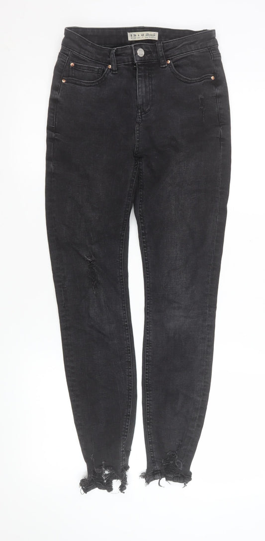 Womens UK Size 8 Denim Co. Slim Fit Skinny Black Jeans