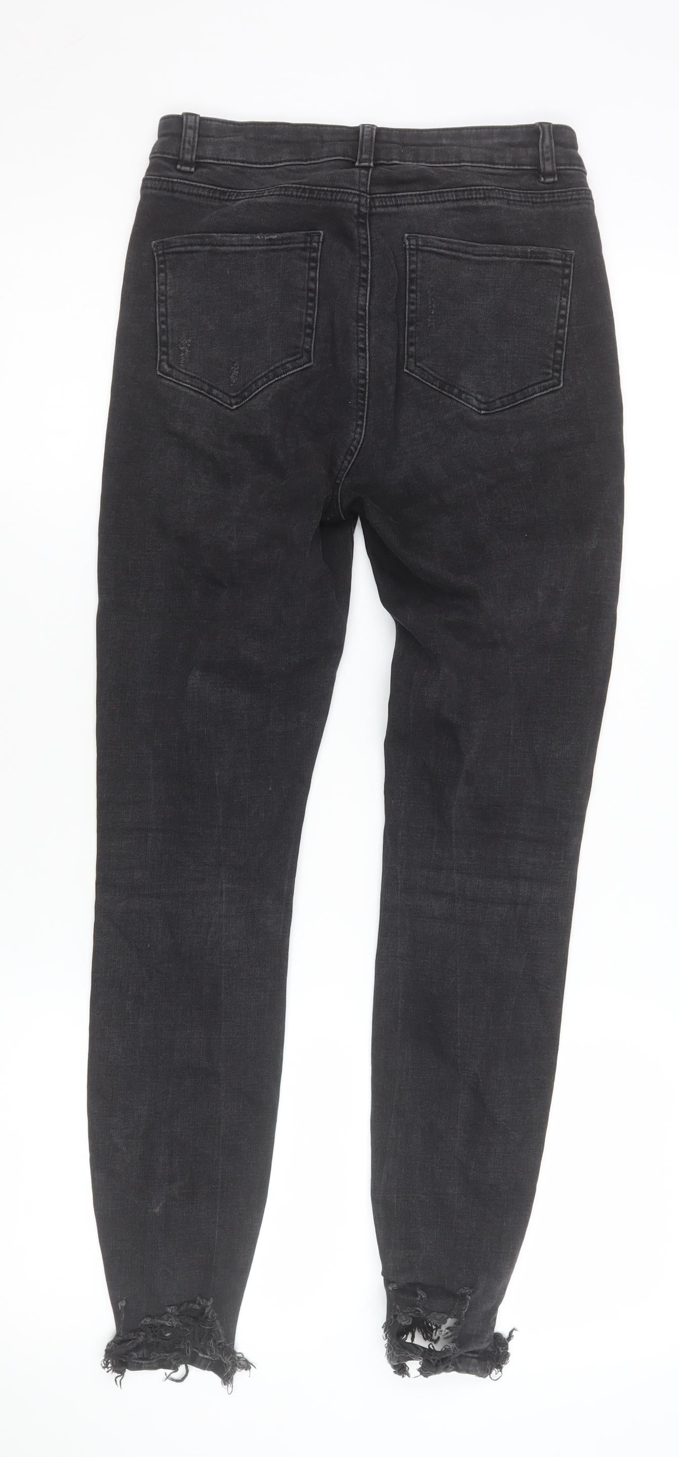 Womens UK Size 8 Denim Co. Slim Fit Skinny Black Jeans