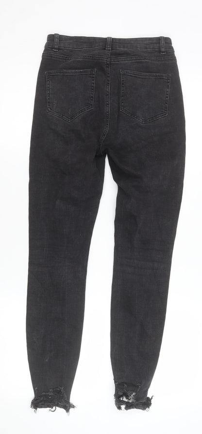Womens UK Size 8 Denim Co. Slim Fit Skinny Black Jeans