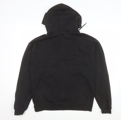 Mens UK Size M Black Squad Black Pullover Hoodie