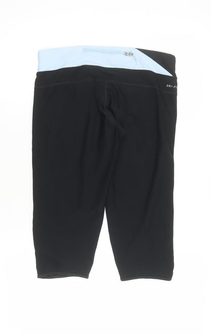 Nike Womens Black Dri-FIT Running Skort S Polyester Blend