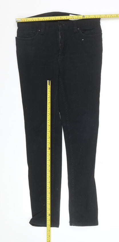 Womens UK Size 10 Denim Co Classic Fit Skinny Black Jeans