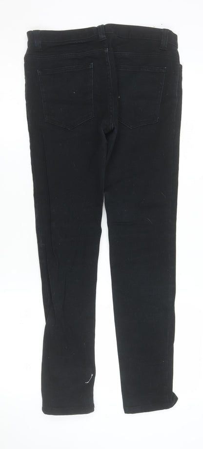Womens UK Size 10 Denim Co Classic Fit Skinny Black Jeans