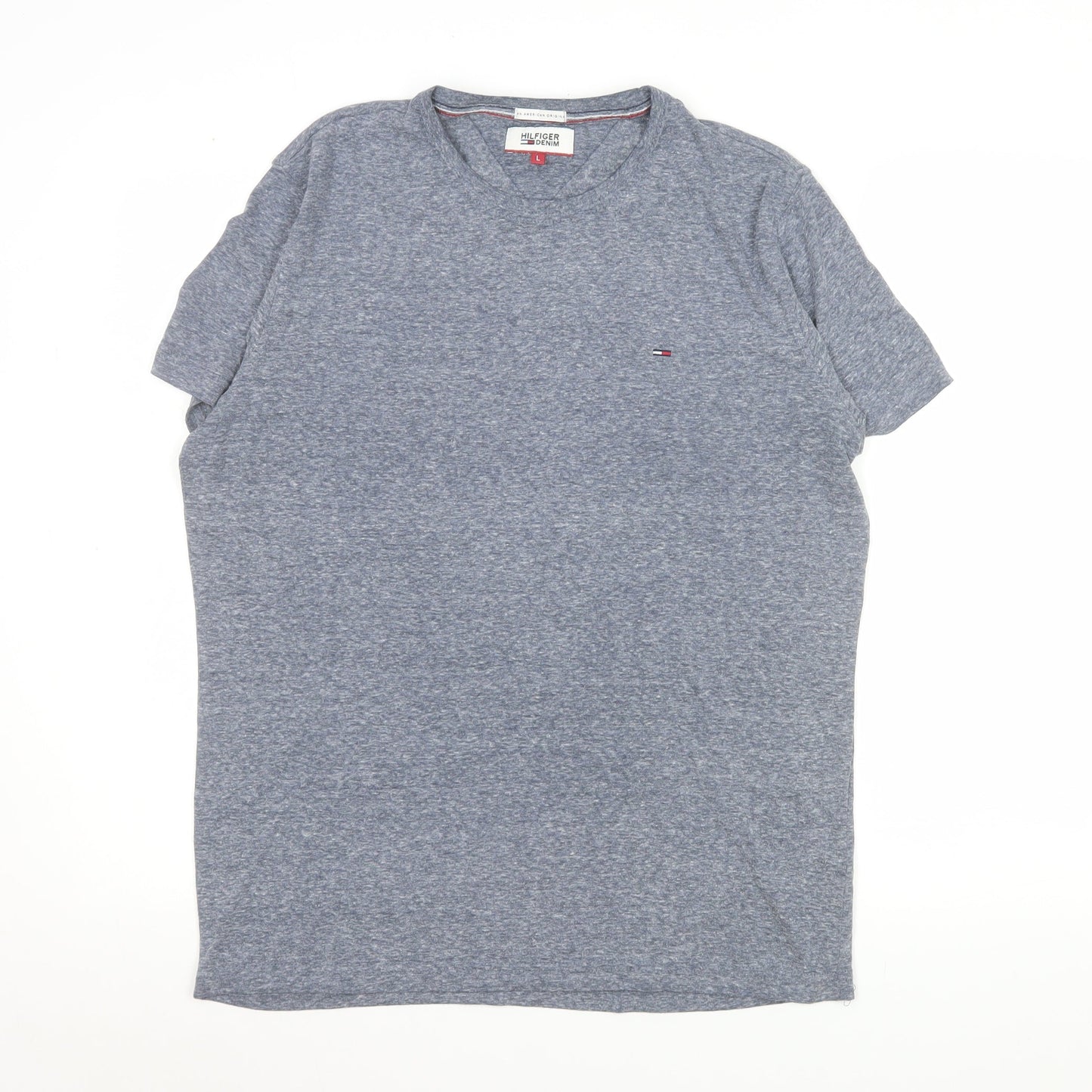 Unisex Adults UK Size L Tommy Hilfiger Blue Basic T-Shirt