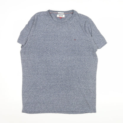 Unisex Adults UK Size L Tommy Hilfiger Blue Basic T-Shirt