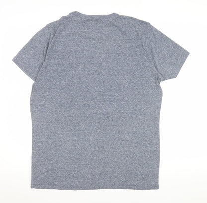Unisex Adults UK Size L Tommy Hilfiger Blue Basic T-Shirt