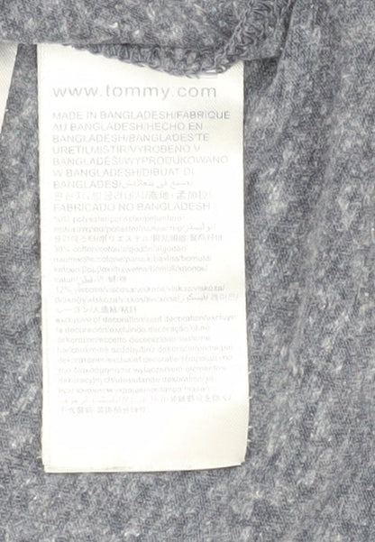Unisex Adults UK Size L Tommy Hilfiger Blue Basic T-Shirt