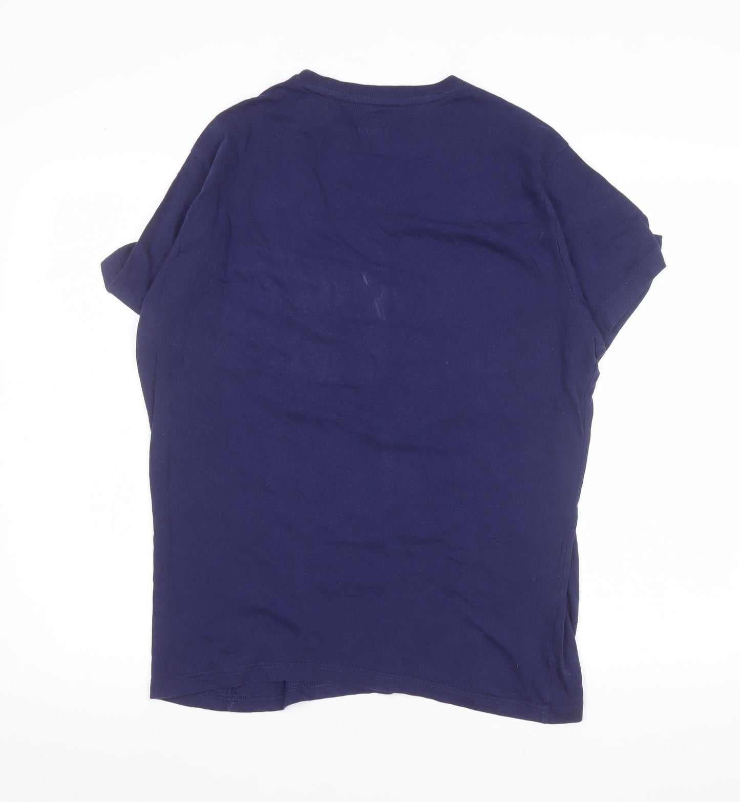 Unisex Adults UK Size L Azzurri Blue Basic T-Shirt