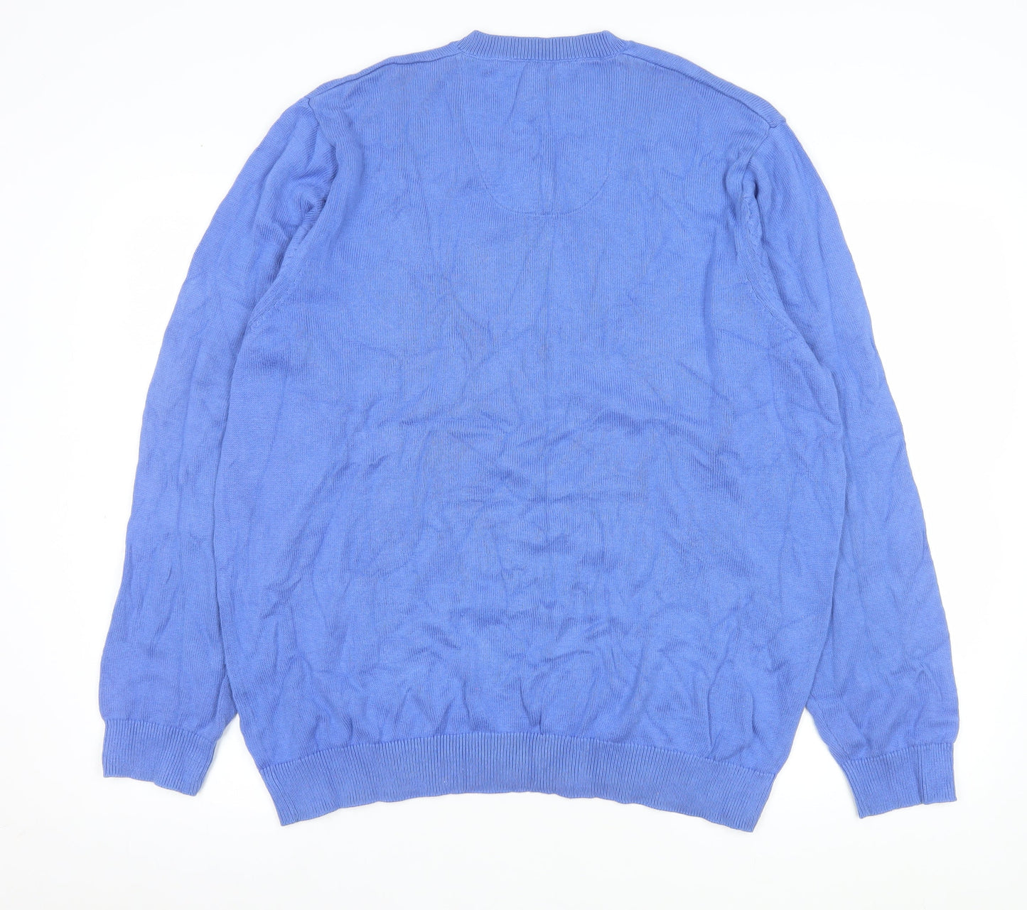 Mens UK Size XL Marks and Spencer Blue Pullover Sweatshirt