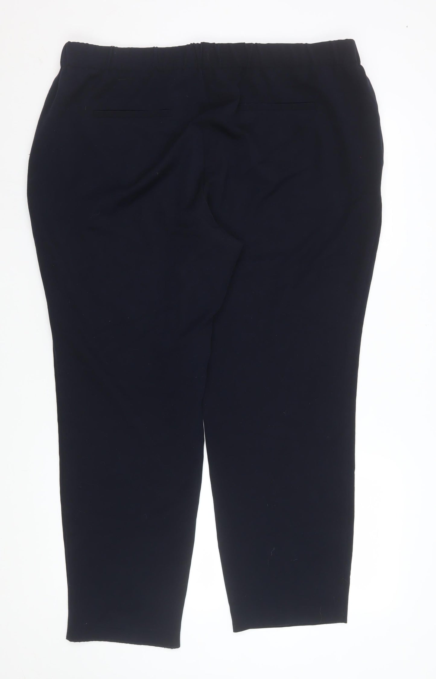 Womens UK Size 18 St. Bernard Regular Fit Casual Workwear Black Trousers