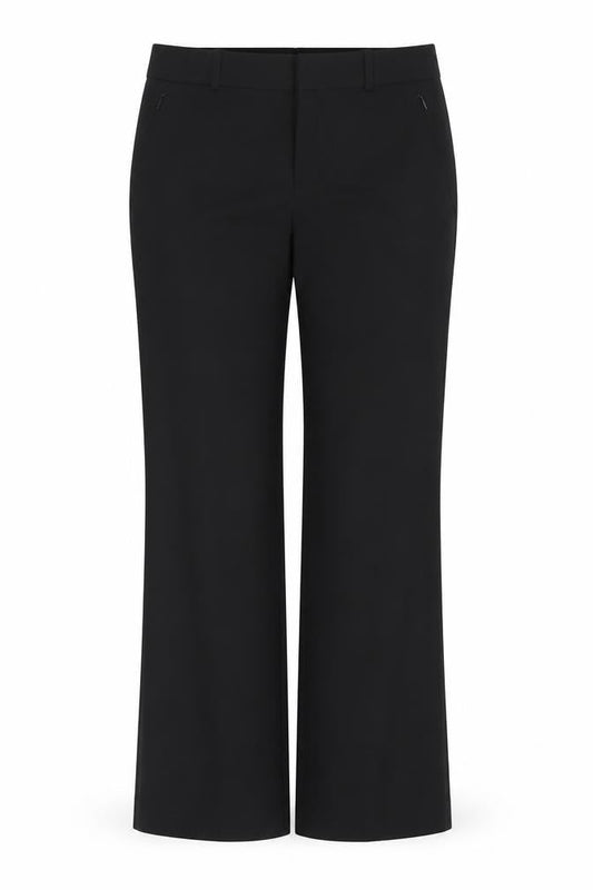 Womens UK Size 10 Dunnes Stores Regular Fit Dress Pants Black Trousers