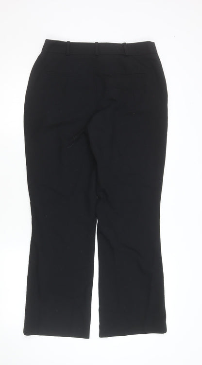 Womens UK Size 10 Dunnes Stores Regular Fit Dress Pants Black Trousers