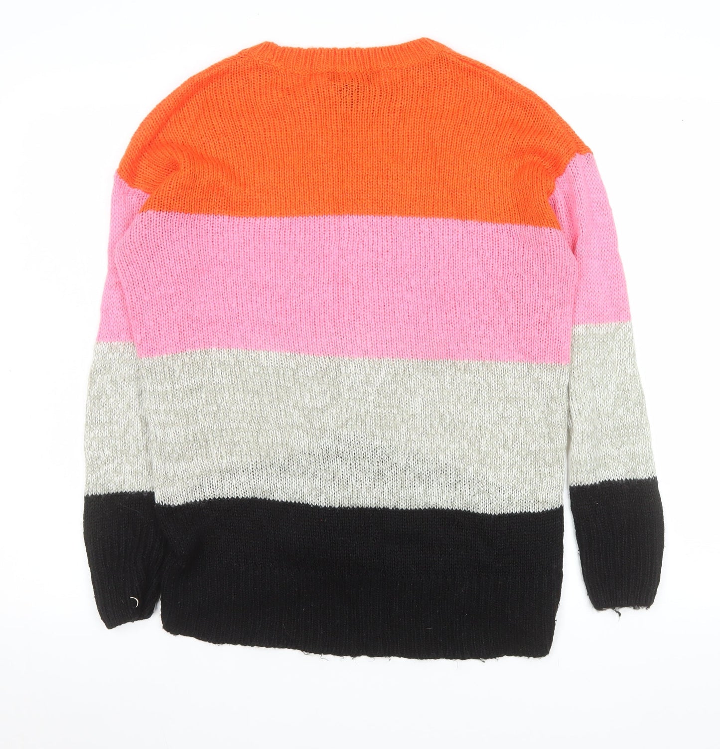 Womens UK Size S New Look Multicoloured Pullover Jumper