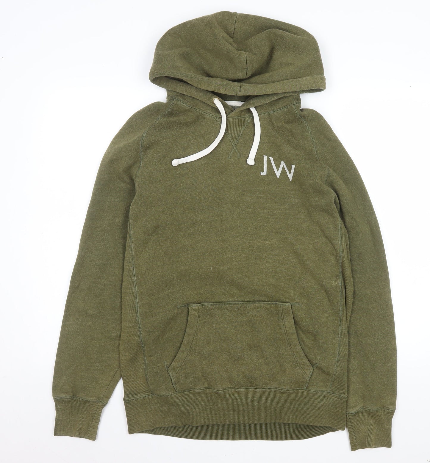 Mens UK Size S Jack Wills Green Pullover Hoodie