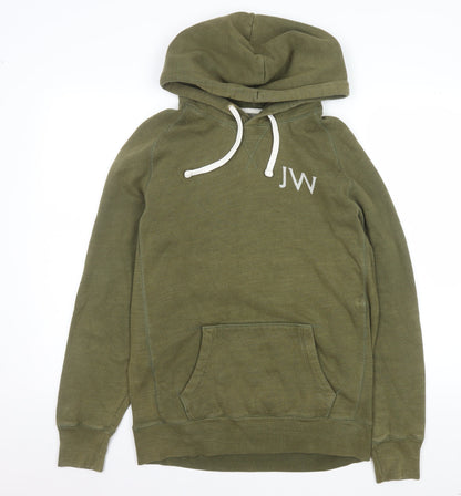Mens UK Size S Jack Wills Green Pullover Hoodie