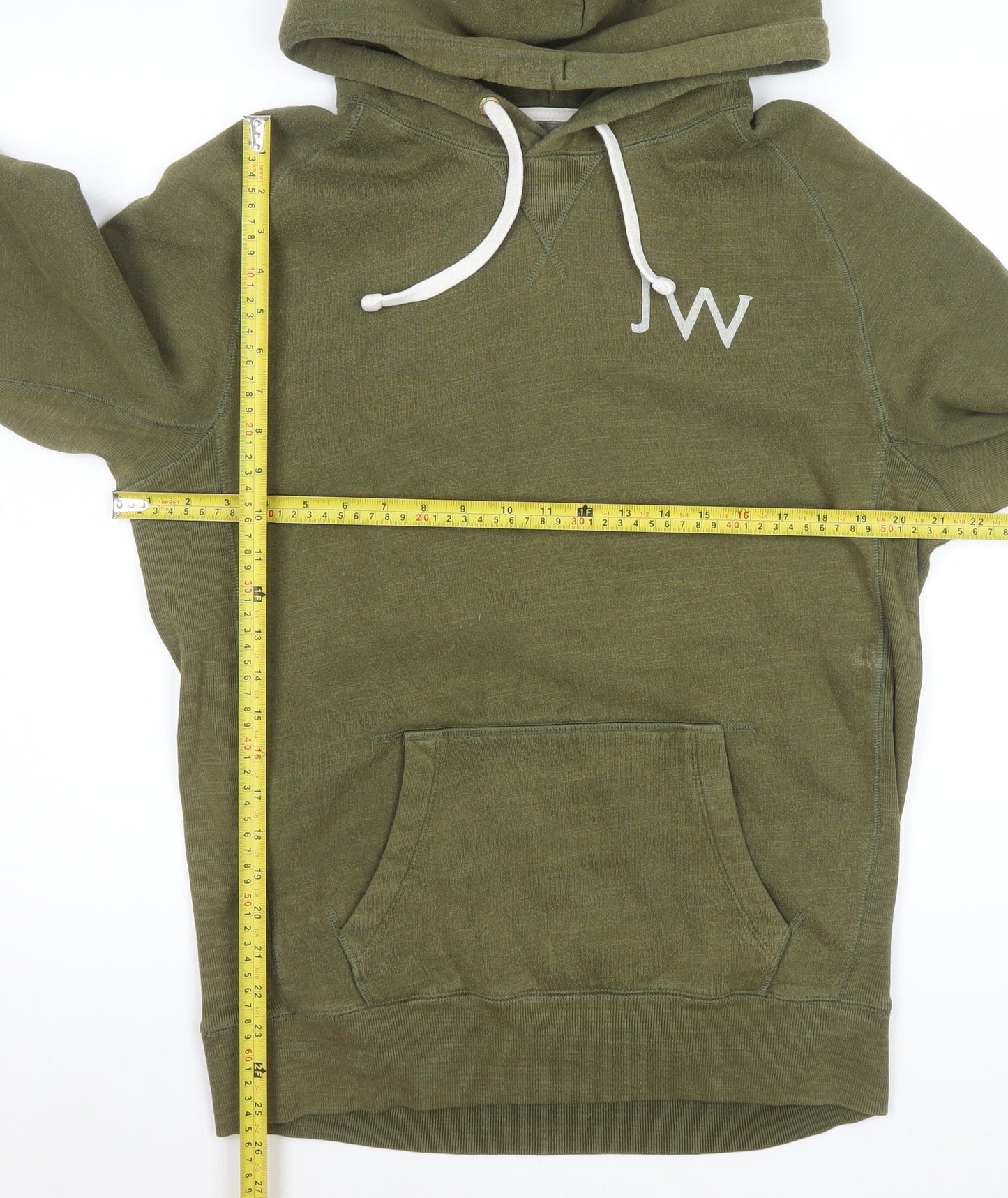 Mens UK Size S Jack Wills Green Pullover Hoodie