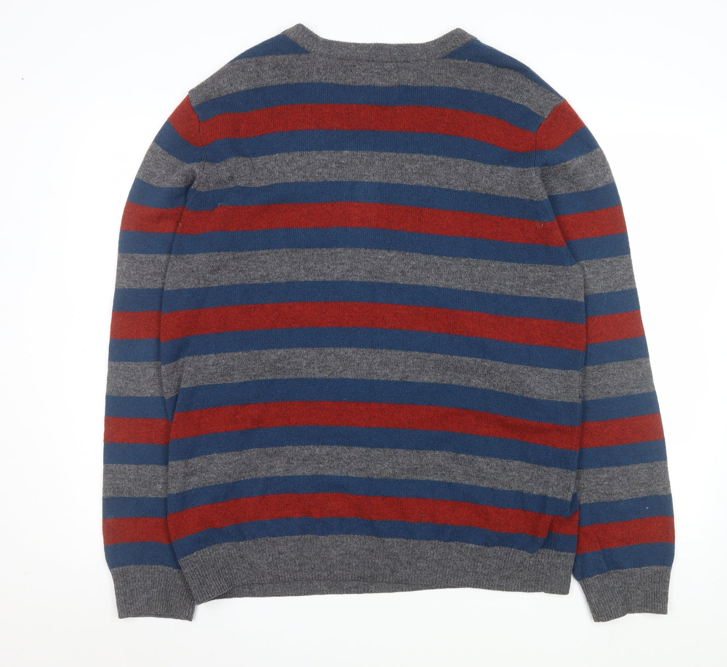 Mens UK Size L Marks and Spencer Multicoloured Pullover Jumper