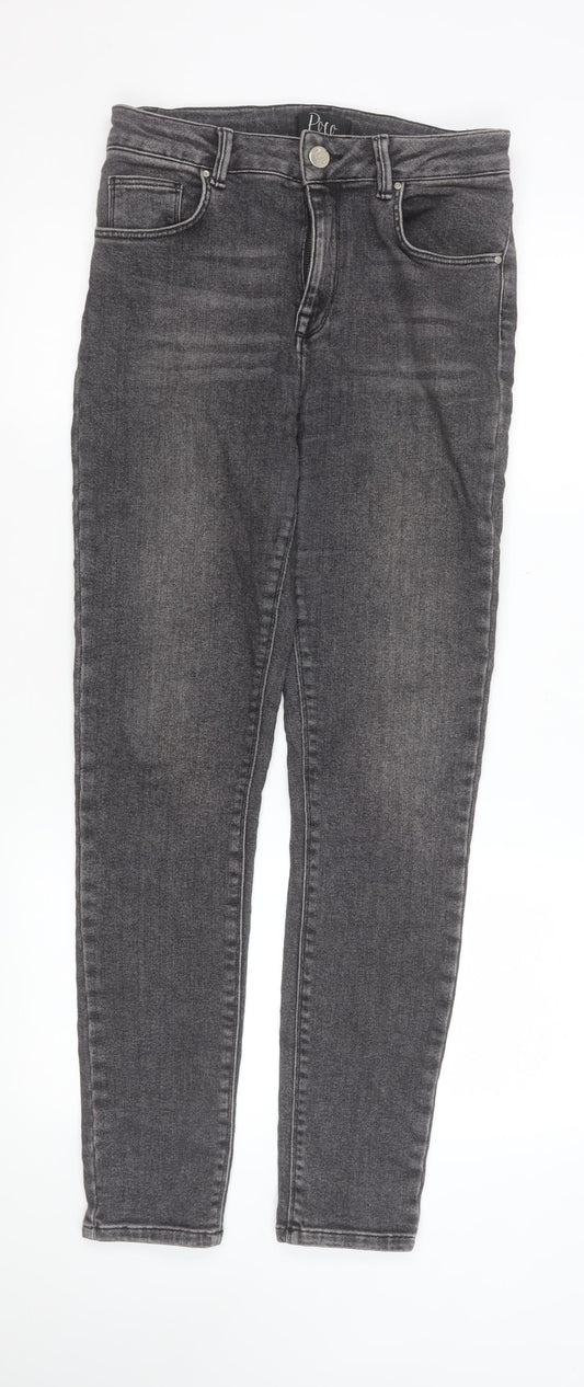 Womens UK Size 12 Poco by Pippa Slim Fit Skinny Grey Jeans