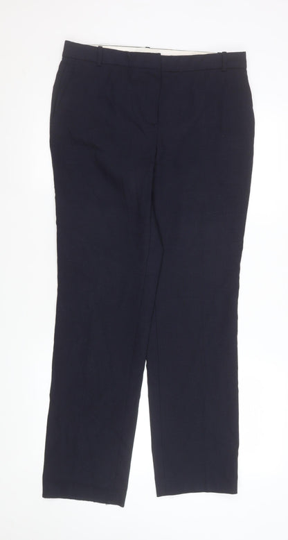 Mens UK Size M Massimo Dutti Regular Fit Dress Pants Blue Trousers