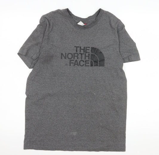 Womens UK Size S The North Face Grey Basic T-Shirt