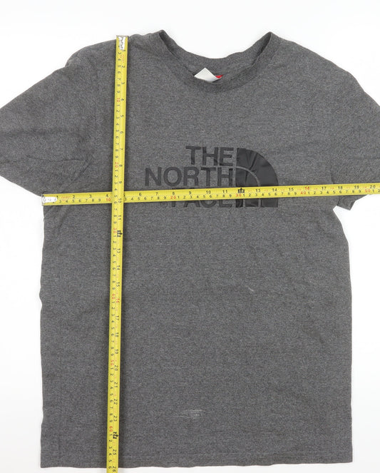 Womens UK Size S The North Face Grey Basic T-Shirt