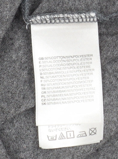 Womens UK Size S The North Face Grey Basic T-Shirt