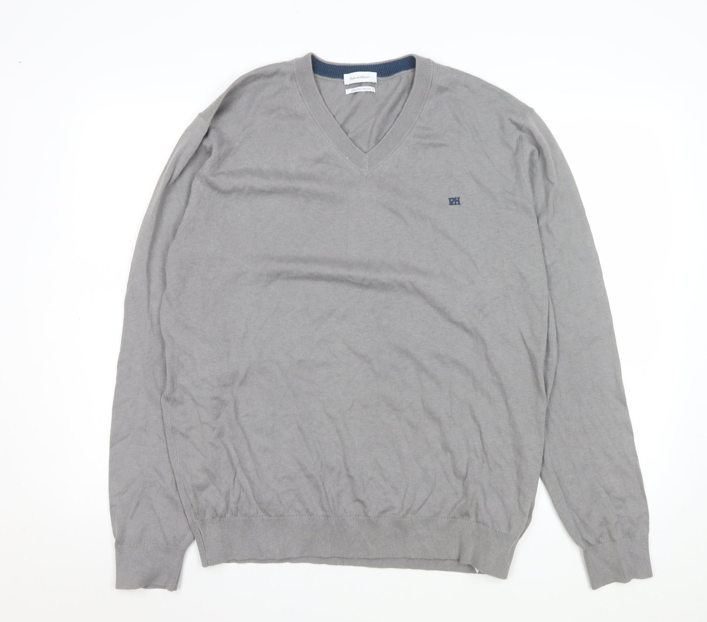 Mens UK Size XL Pedro del Hierro Grey Pullover Sweatshirt