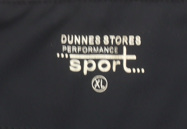 Womens UK Size XL Dunnes Stores Slim Fit Capri Black Leggings