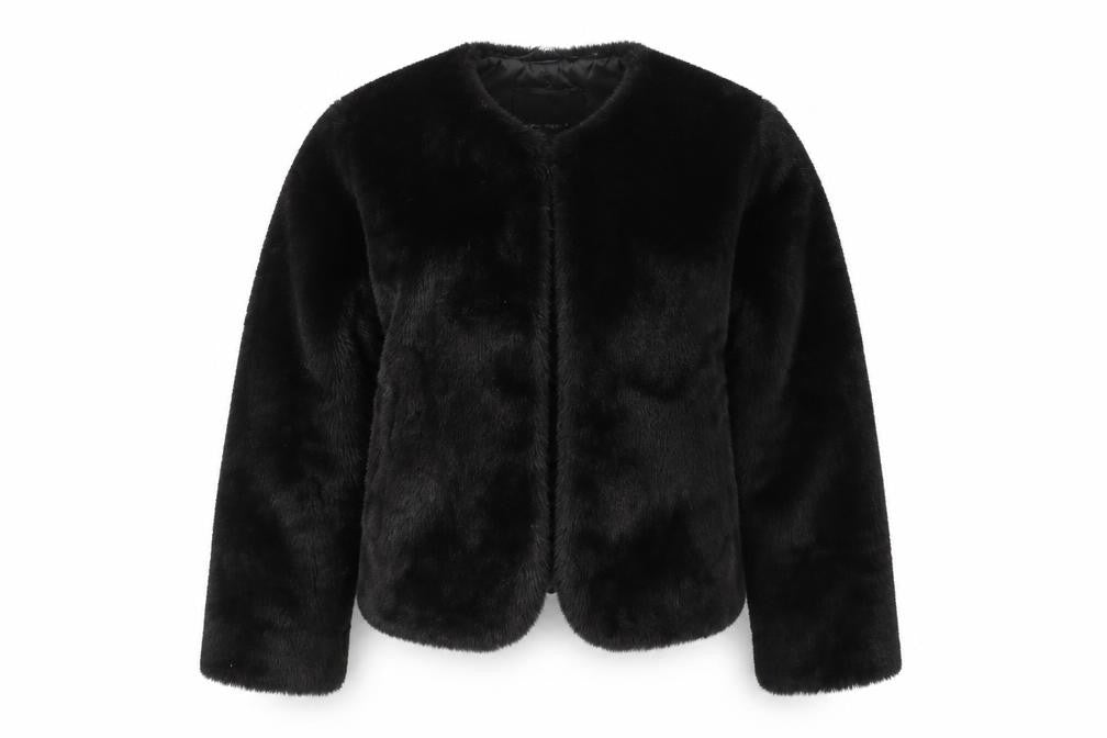 Girls UK Size 6 Years name it Black Basic Jacket