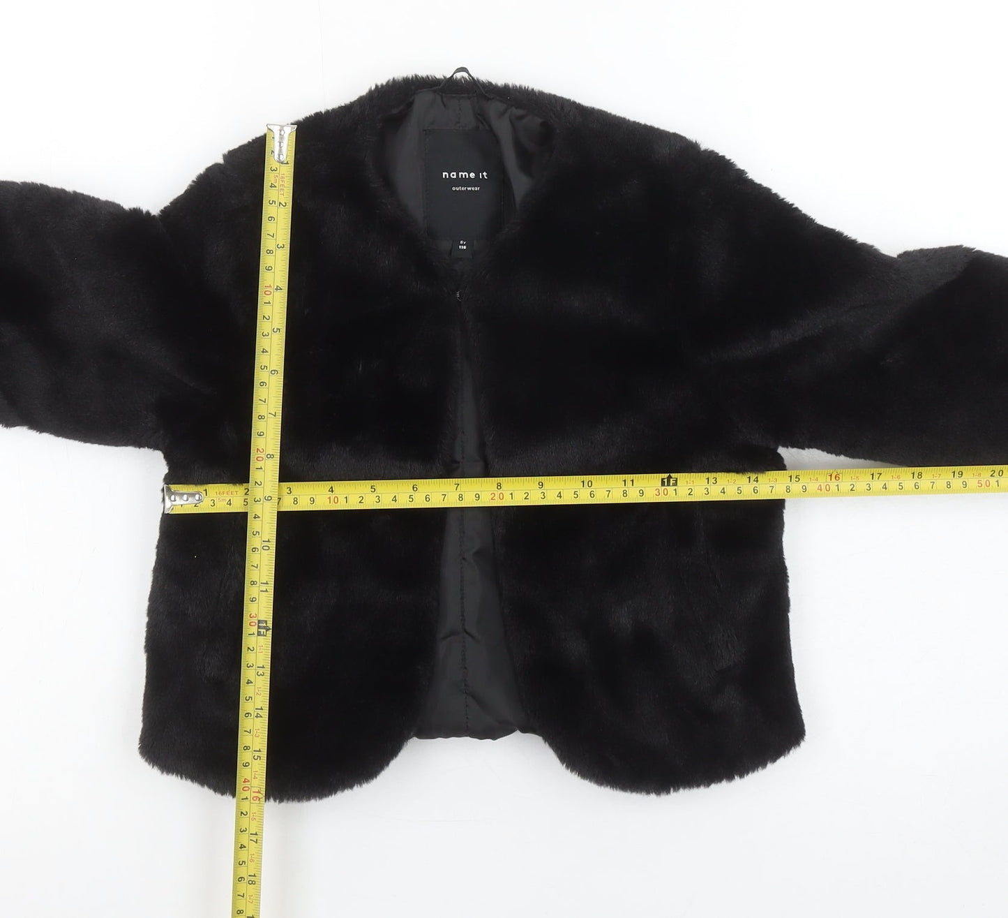 Girls UK Size 6 Years name it Black Basic Jacket