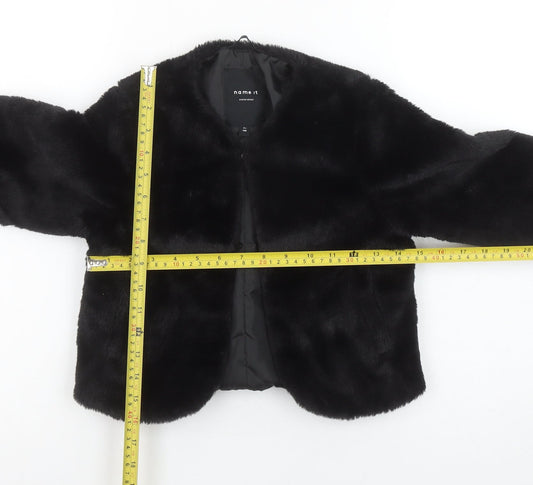 Girls UK Size 6 Years name it Black Basic Jacket