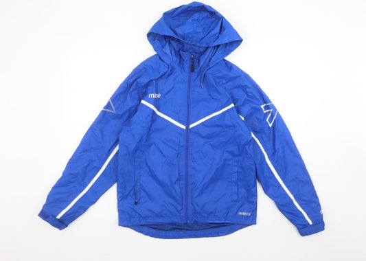 Boys UK Size L Mitre Blue Windbreaker Coat
