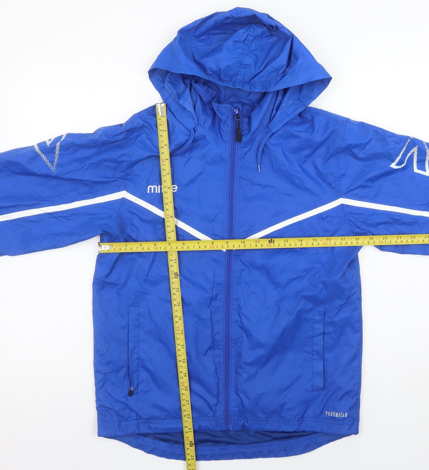 Boys UK Size L Mitre Blue Windbreaker Coat
