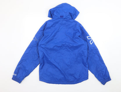 Boys UK Size L Mitre Blue Windbreaker Coat