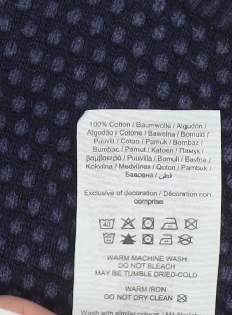 Mens UK Size L JACK & JONES Blue Pullover Jumper