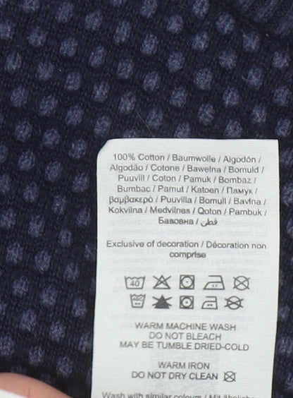 Mens UK Size L JACK & JONES Blue Pullover Jumper