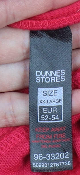 Womens UK Size 2XL Dunnes Red Pullover Sweatshirt