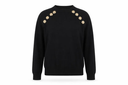 Womens UK Size 10 Savida Black Pullover Jumper