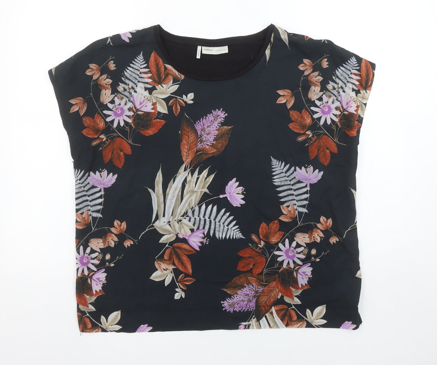 Womens UK Size M InWear Multicoloured Basic T-Shirt