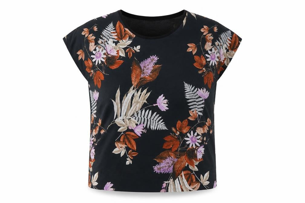 Womens UK Size M InWear Multicoloured Basic T-Shirt