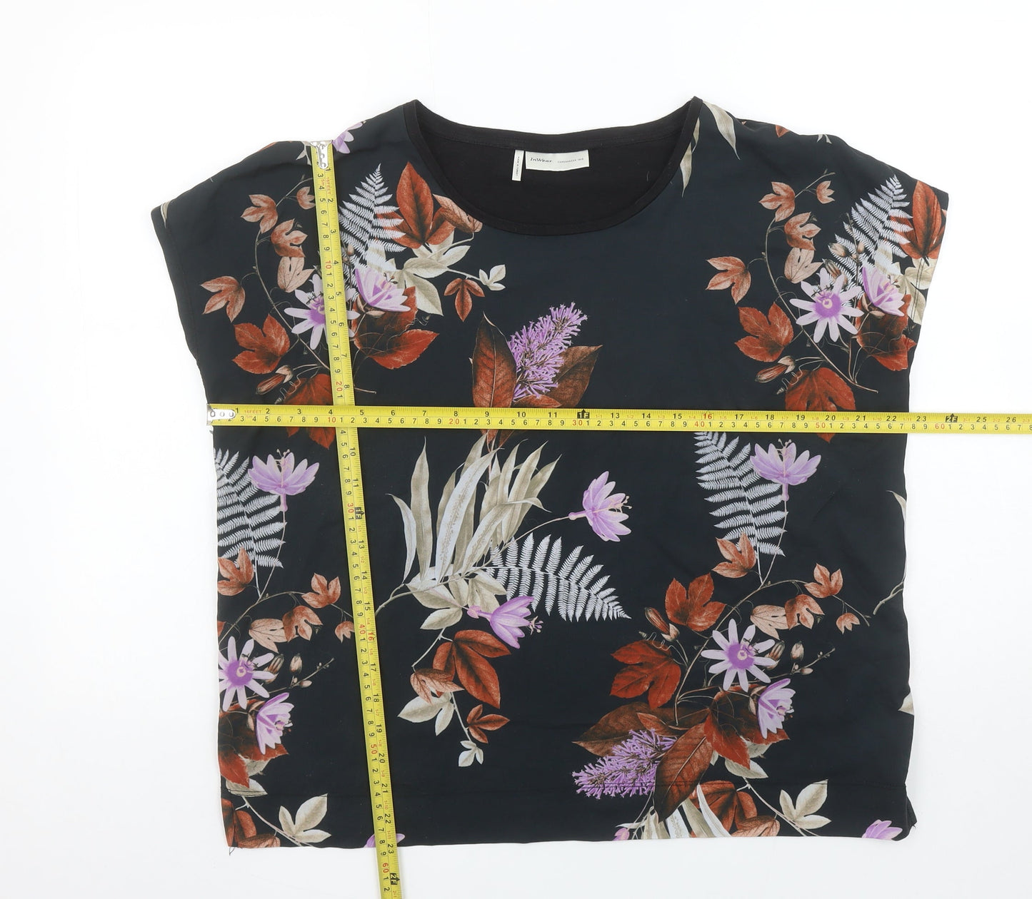 Womens UK Size M InWear Multicoloured Basic T-Shirt