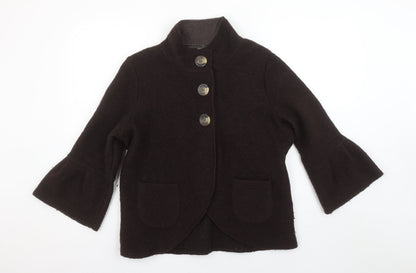 Womens UK Size 16 NEXT Brown Cardigan Jumper