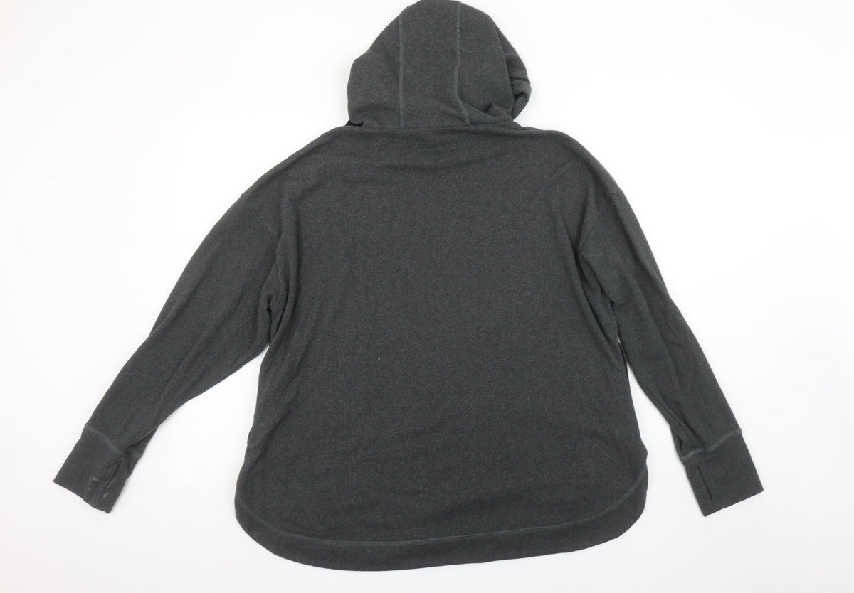 Dunnes Women’s Grey Pullover Hoodie Size L Polyester Blend