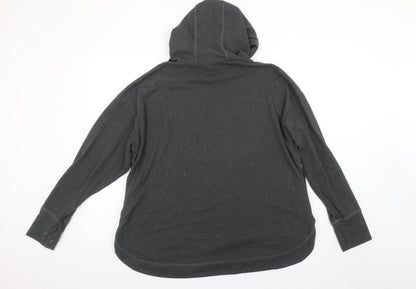 Dunnes Women’s Grey Pullover Hoodie Size L Polyester Blend